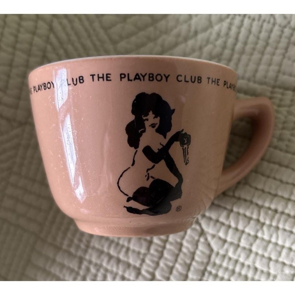 Vintage The Playboy Club Small Mug Cup by Sterling USA Brown Naughty
